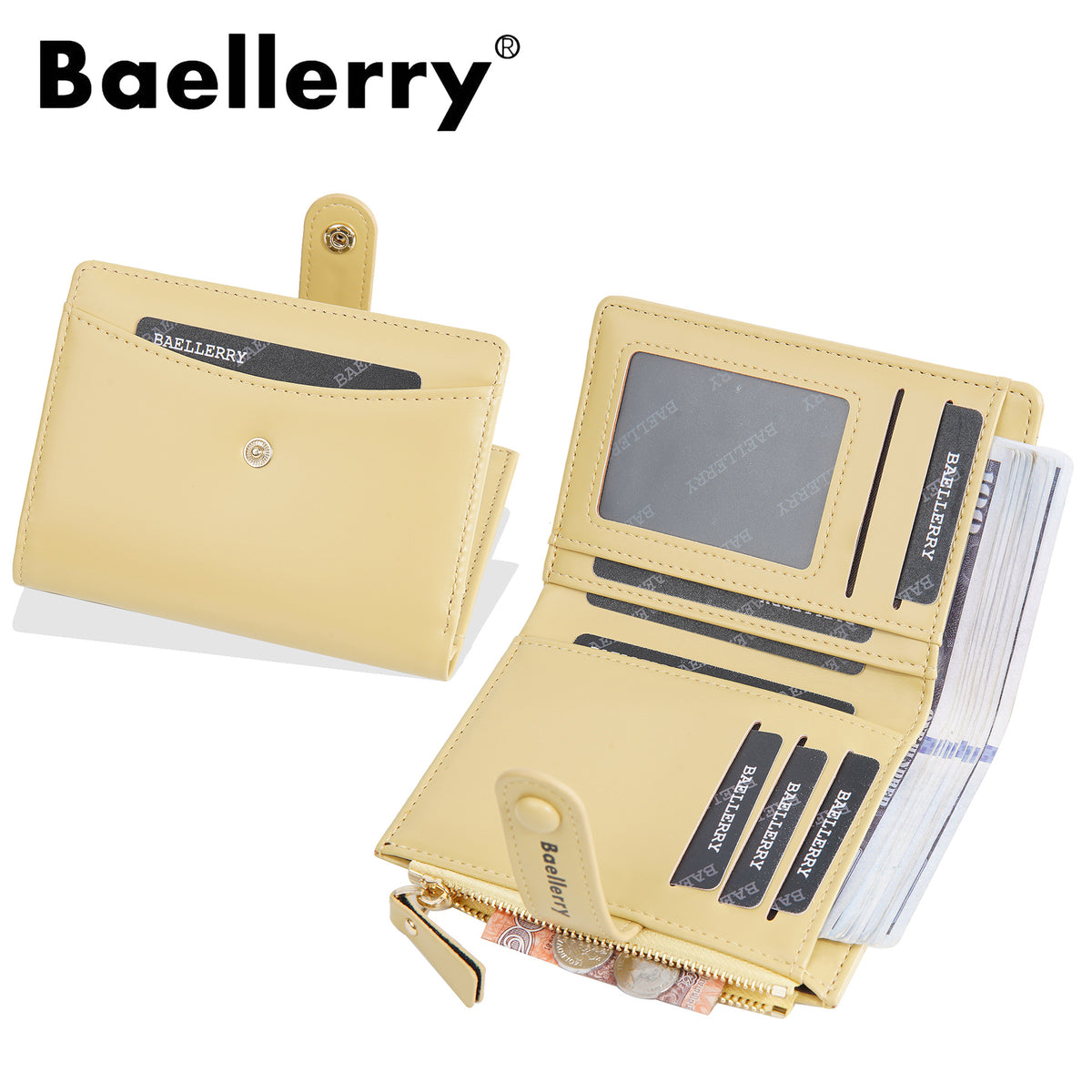 Women's Good-looking High-grade Short Fashion Printing Ladies Wallet