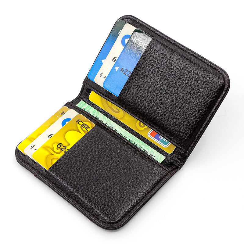 Men's Thin Portable Multiple Slots Large Capacity Card Holder