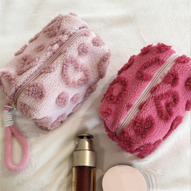 Plush Large Capacity Cute Cosmetics Storage Makeup Bag