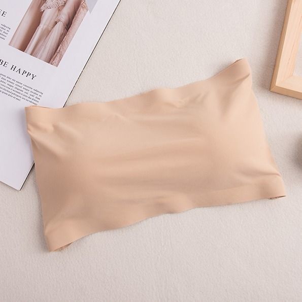 Women's Strapless Undershirt Tube Top Underwear One Tanks Camis