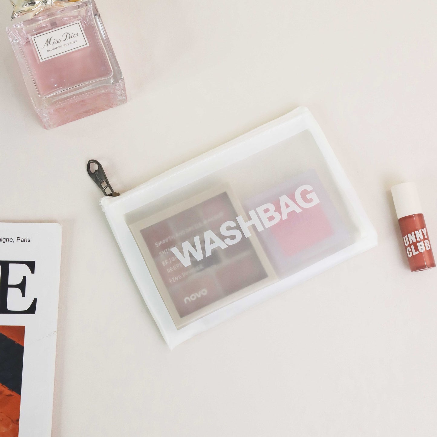 Large Capacity High-grade Double Zipper Good-looking Storage At Cosmetic Bags