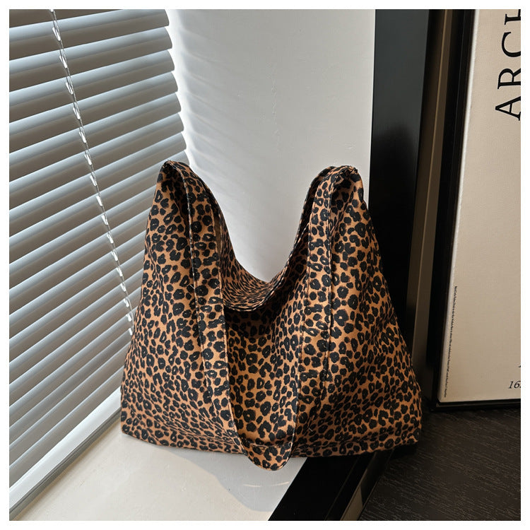 Women's Printed Trend Fashion Leopard Print Large Capacity Women's Shoulder Bag