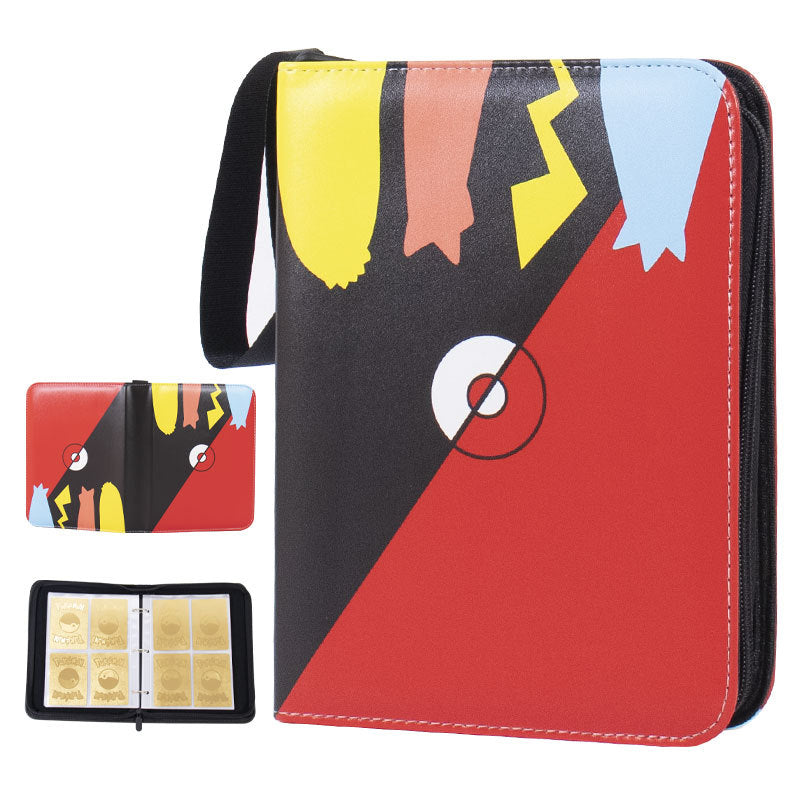 Magic Binder Grid Game Cartoon Favorites Card Holder