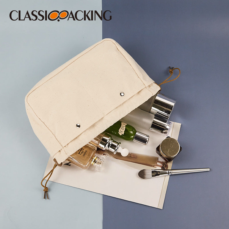 Bundle Lazy Cosmetics Storage Portable Canvas Bags