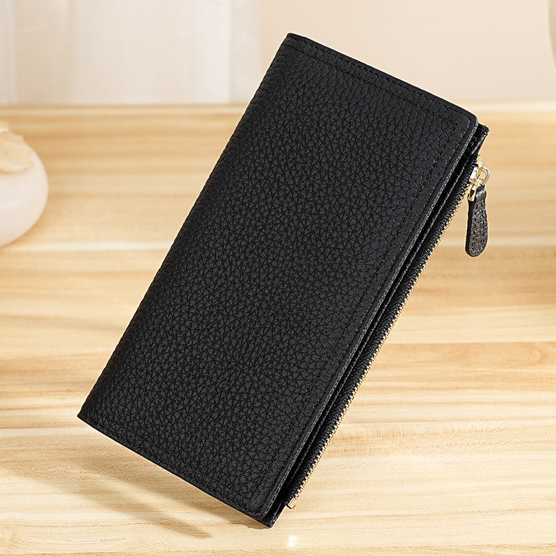 Pattern Leather Large Capacity Multiple Slots Ladies Wallet