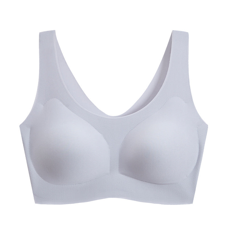 Women's Back Big Chest Small No Steel Bras