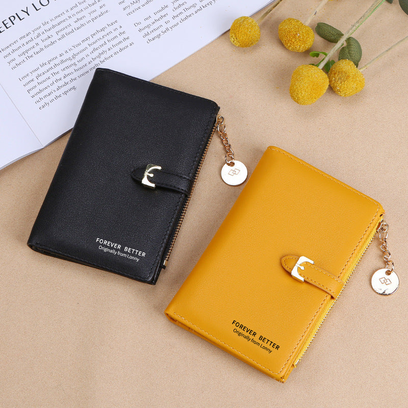 Women's Korean Large Capacity Mid-length Clutch Simple Ladies Wallet