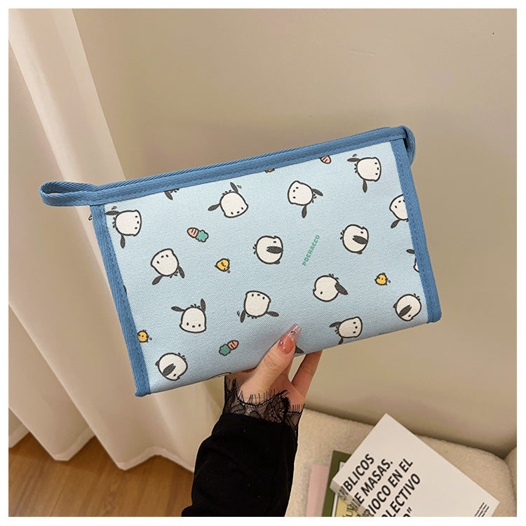 Printed Canvas Portable Cute Lunch Box Handbags