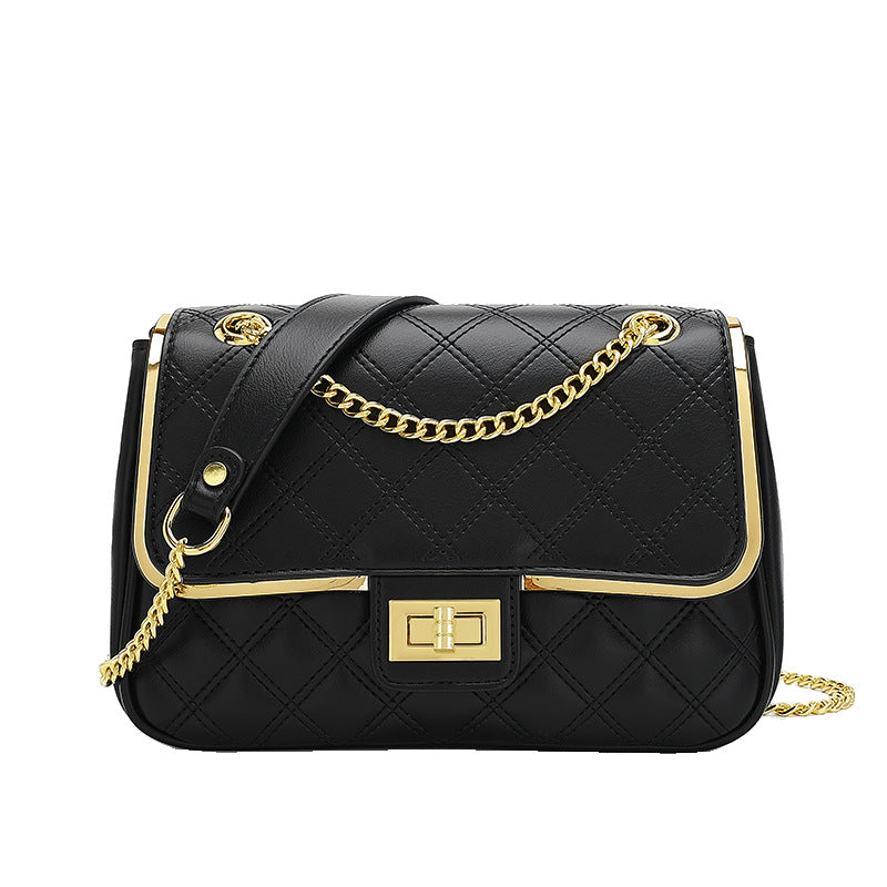 Women's Fashion Underarm Korean Style Simple Summer Rhombus Crossbody Bags
