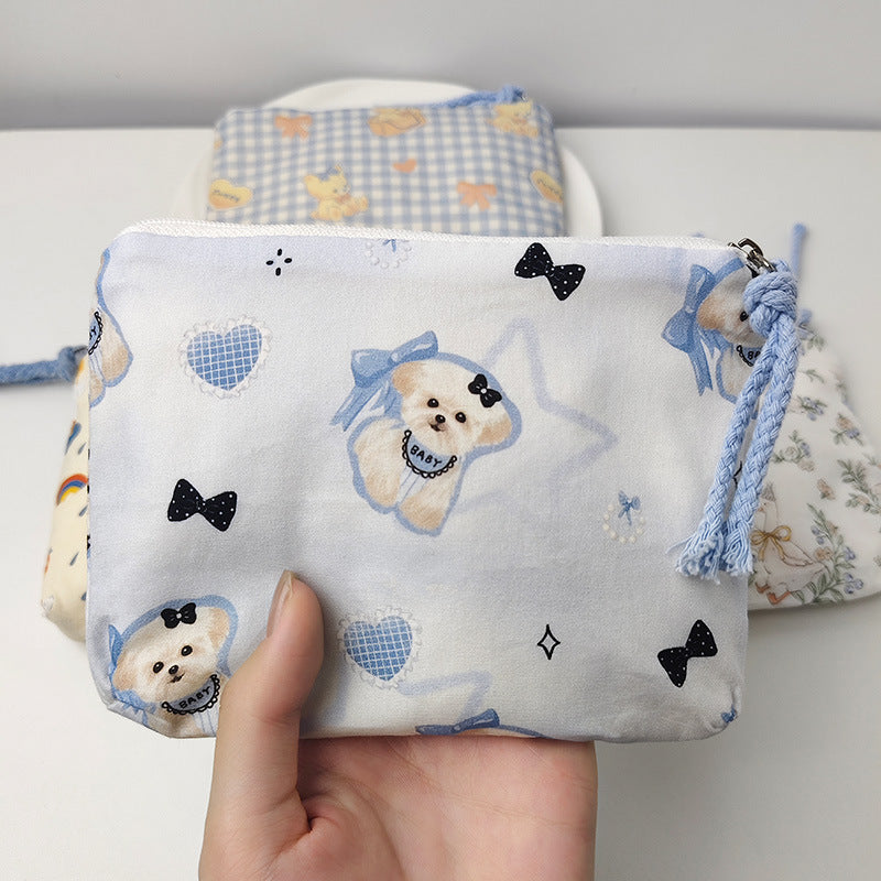 Korean Style Fresh Portable Mini Buggy Cosmetics Cosmetic Bags