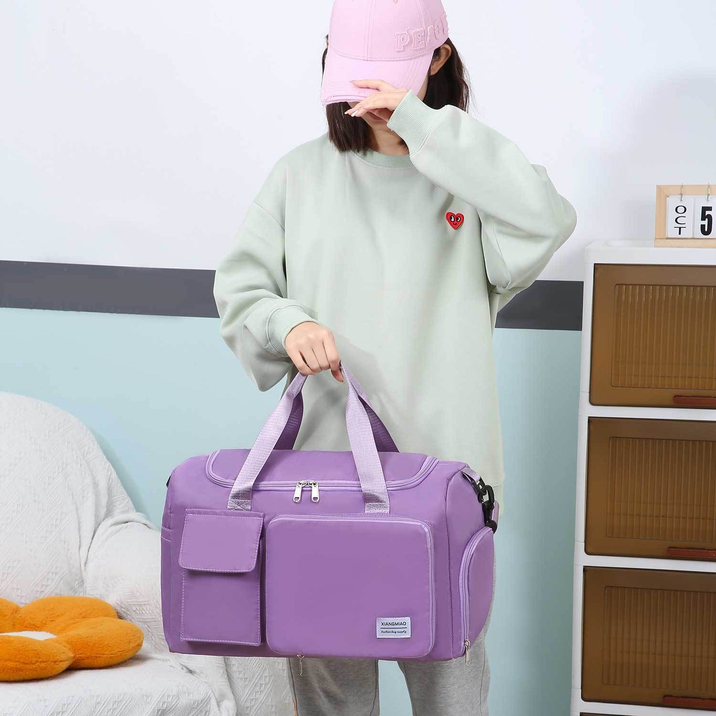 Large Capacity Dry Wet Separation Yoga Travel Bags