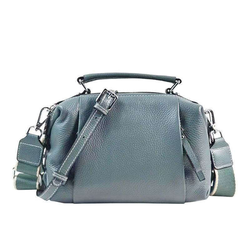 Women's Fashion First Layer Cowhide Leisure Commute Handbags