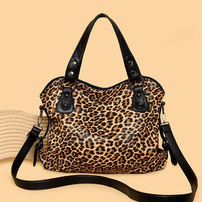 Print Large Capacity Versatile Portable Leisure Women's Shoulder Bag