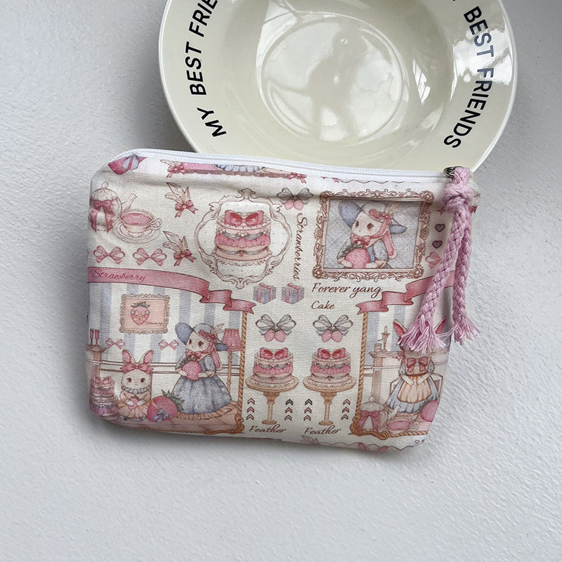 Korean Style Fresh Portable Mini Buggy Cosmetics Cosmetic Bags