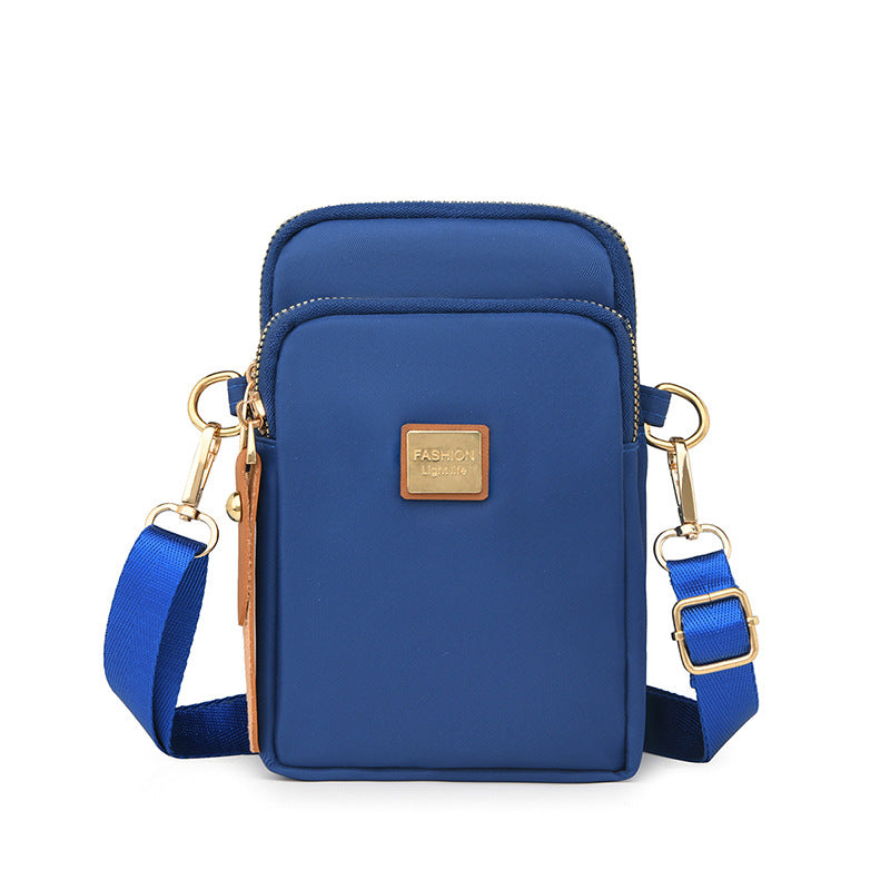 Women's Mobile Mother Oxford Cloth Walking Canvas Coin Purses