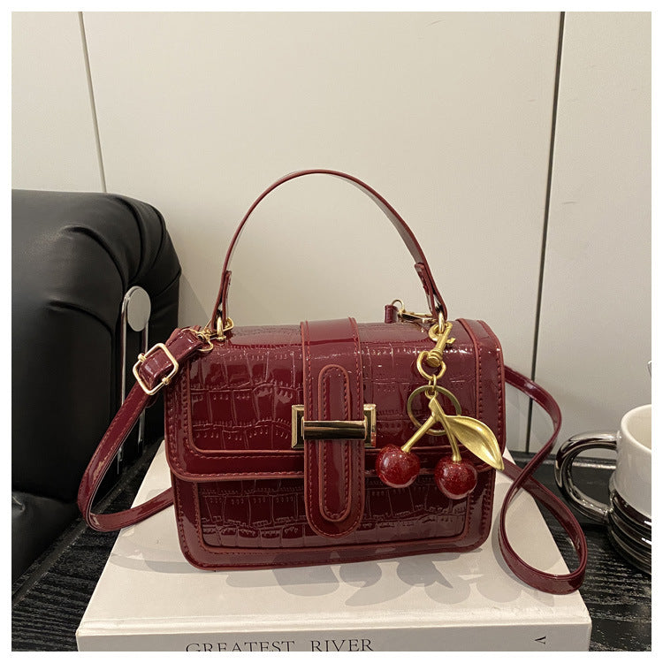 Color Trendy Design Fashionable Stone Pattern Simple Fashion Hand Shoulder Bags