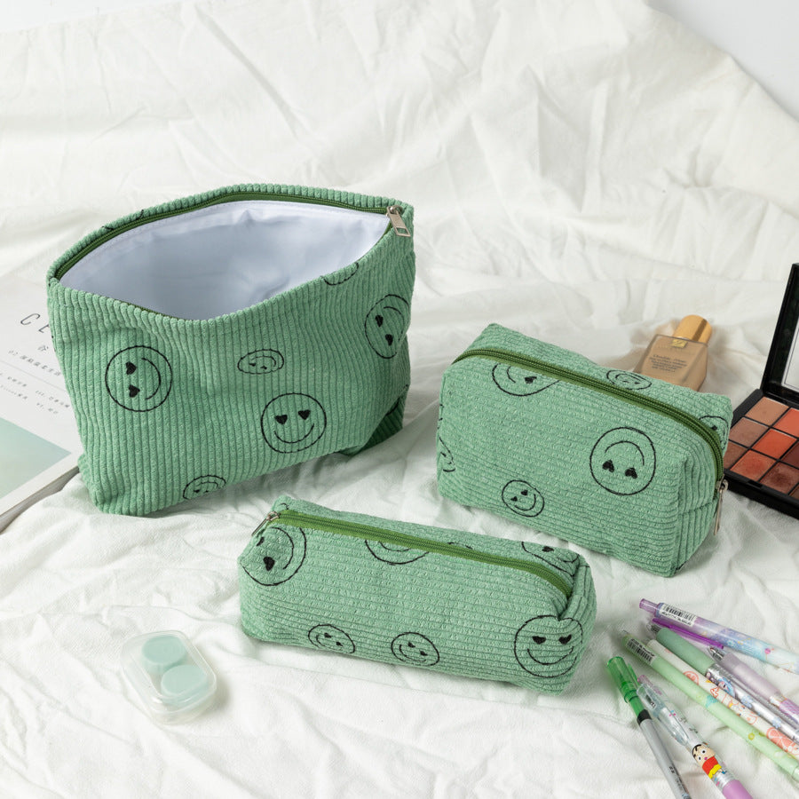 Women's Three-piece Set Style Large Capacity Makeup Cosmetic Bags