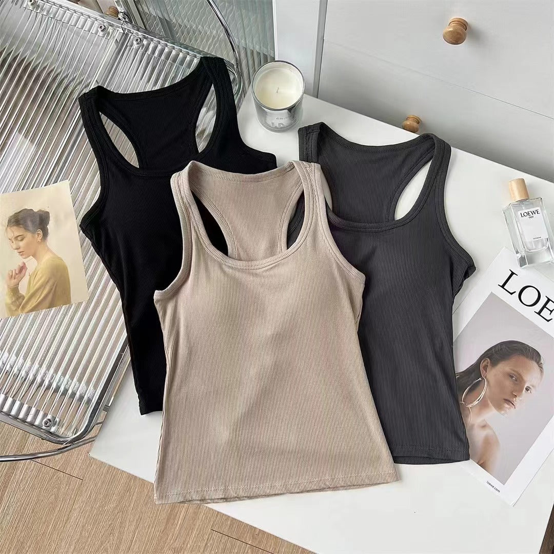 Women's Irregular Fashion Short Outerwear Camisole Summer Top With Tanks Camis