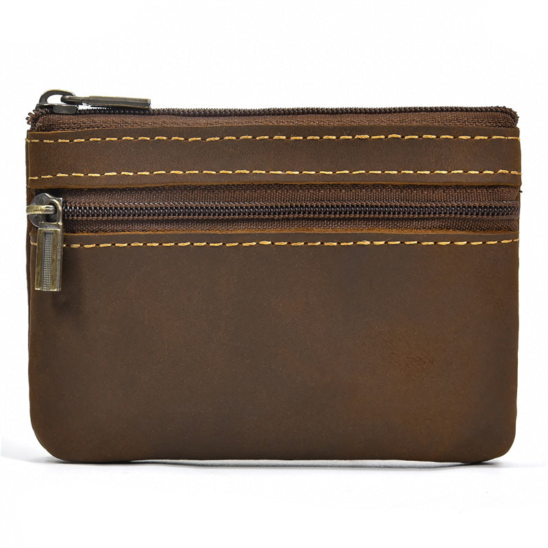 Women's & Men's & Horse Leather Genuine First Layer Ladies Wallets