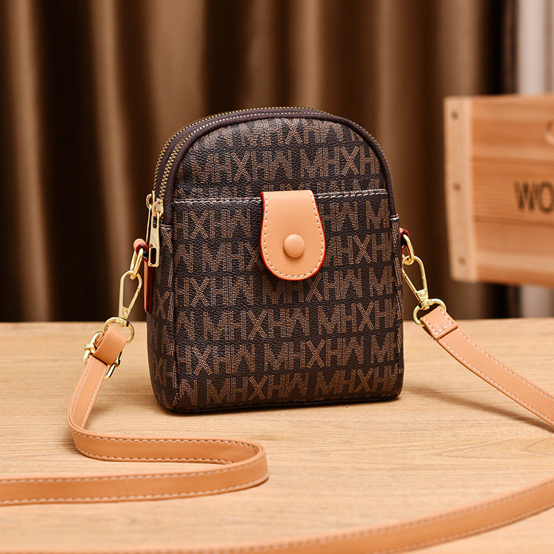 Glamorous Women's Mobile Summer Printed Lightweight Shoulder Bags