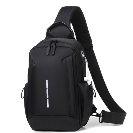 Men's Lightweight Fashion Waterproof Commuter Large Capacity Men's Chest Bags