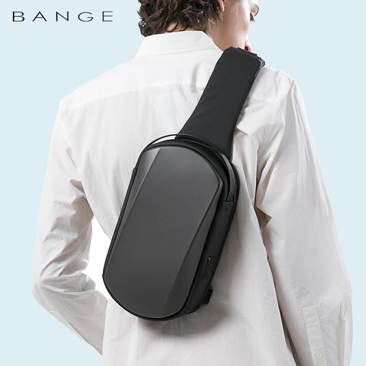 Men's Waterproof Hard Shell Trendy Pouch Men's Chest Bags
