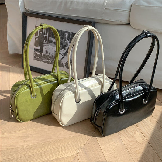 Women's Simple Large Capacity High Sense Leather Handbags