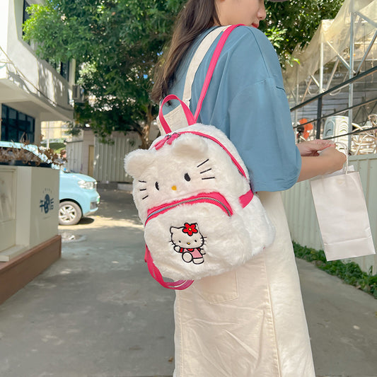 Pom Purin Female Clow Cartoon Sweet Backpacks