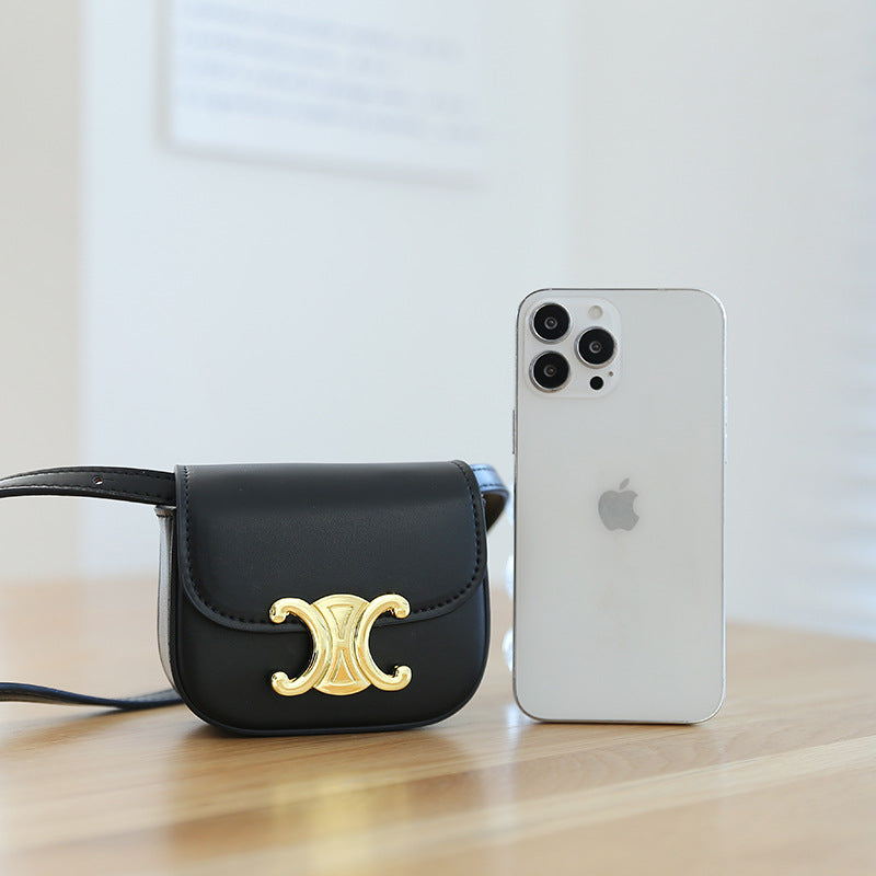 Classy Creative Mini Metal Catch Arc Crossbody Bags