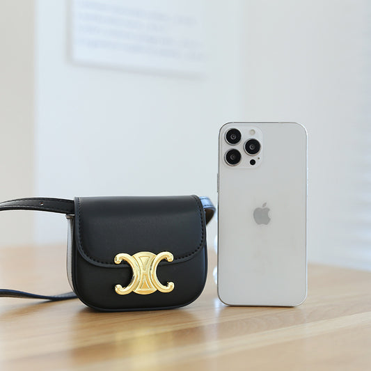 Classy Creative Mini Metal Catch Arc Crossbody Bags
