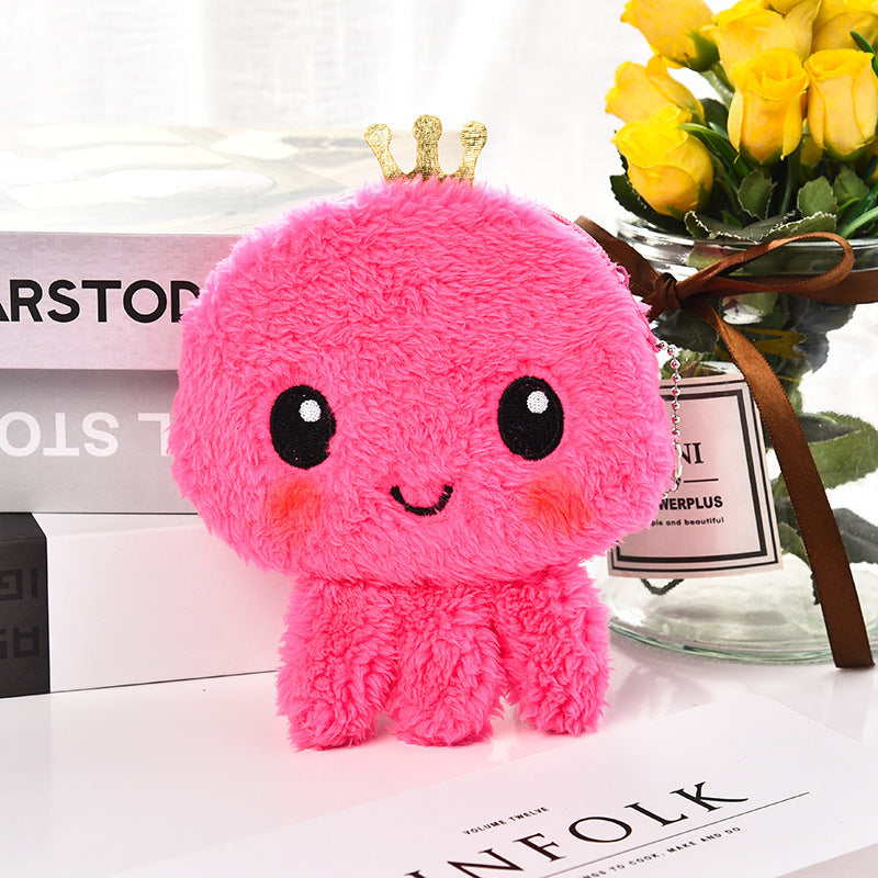 Korean Cute Octopus Cartoon Portable Mini Coin Purses