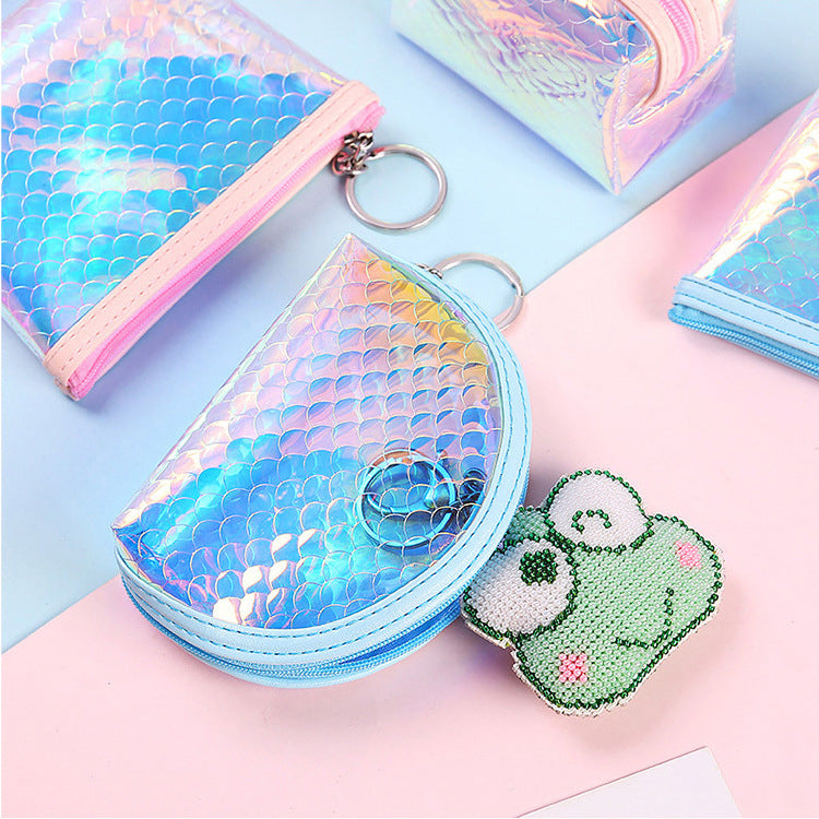 Women's Mini Cute Hand Transparent Portable Convenient Coin Purses