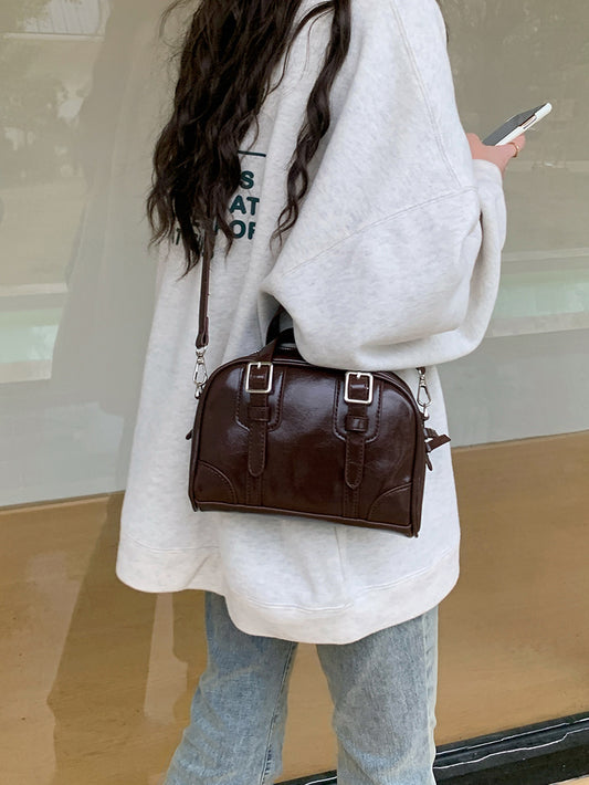 Women's Korean Niche Retro Black Fashion Handbags