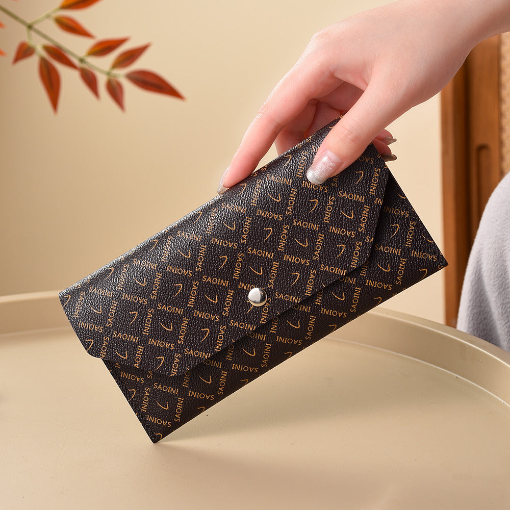 Women's Long Presbyopic Fashion Large Capacity High Sense Ladies Wallet