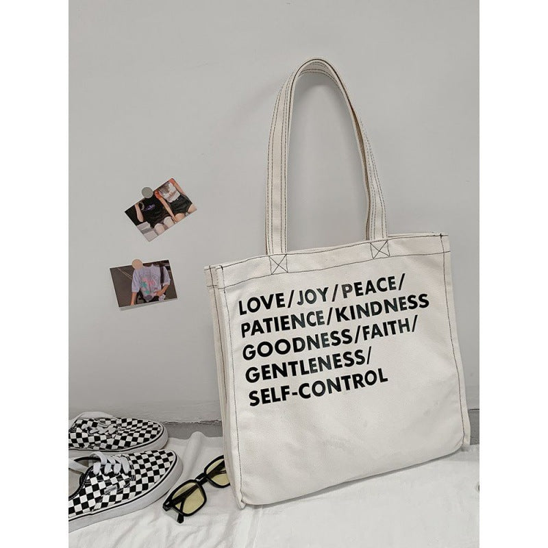 Elegant Canvas Book Party Commuter Extra Handbags