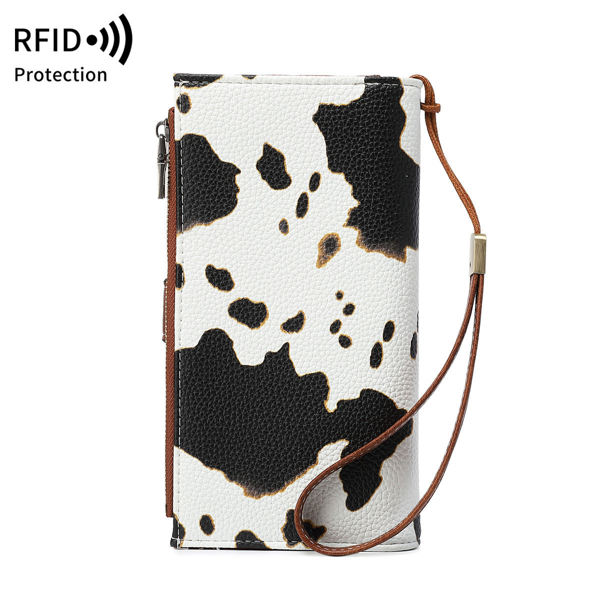 Stylish Women's Swiping Vintage Zipper Long Ladies Wallet