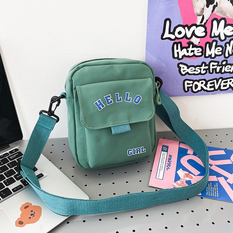 Korean Style Versatile Cute Contrast Color Crossbody Bags