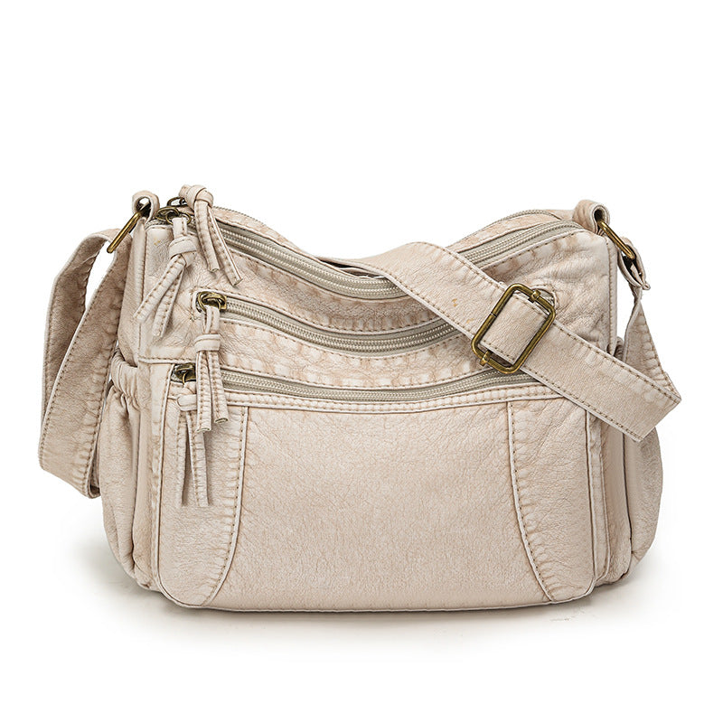 Women's Simple Large Capacity Lady Soft Surface Fashion Bags