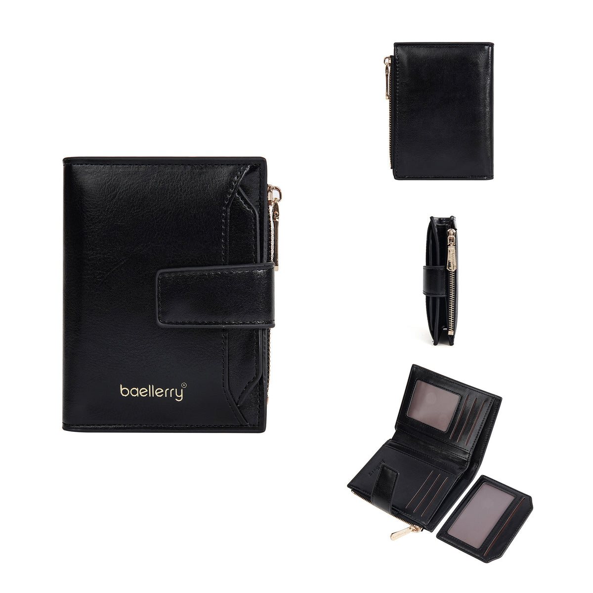 Women's High-grade Integrated Oil Fashion Female Card Holder