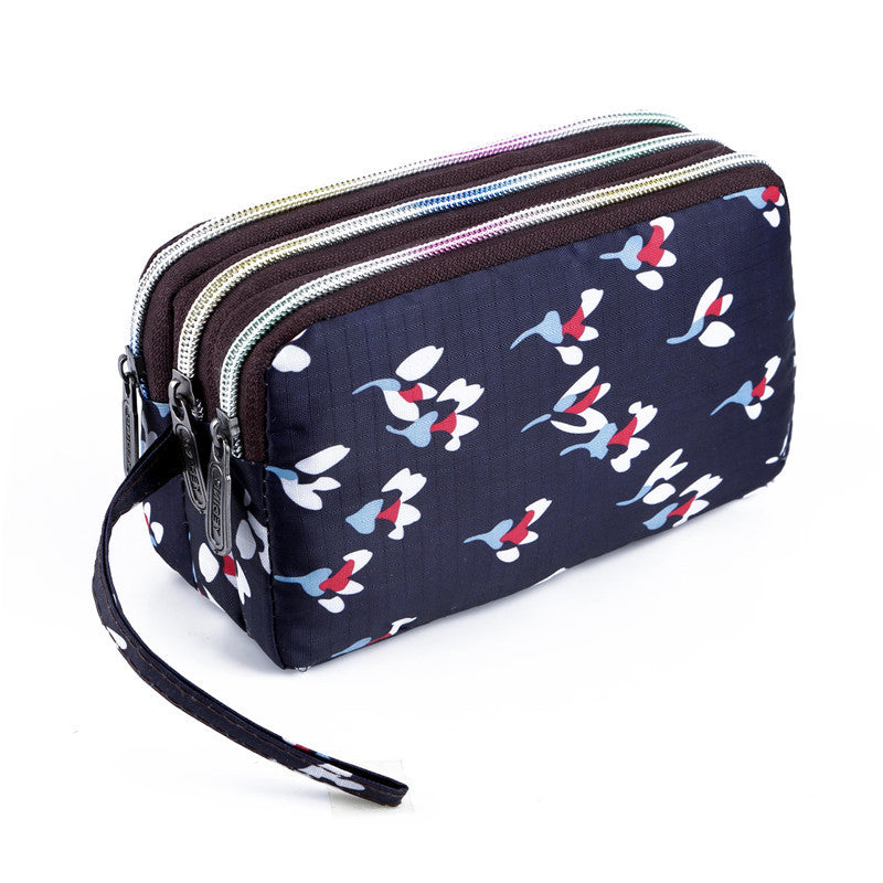 Women's Korean Printed Mobile Running Cloth Purses