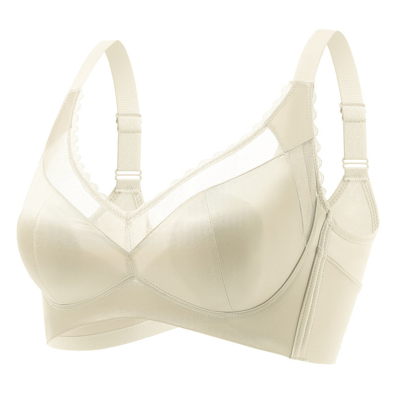 Women's Sexy Breathable Thin Crystal Glasses Soft Everyday Bras