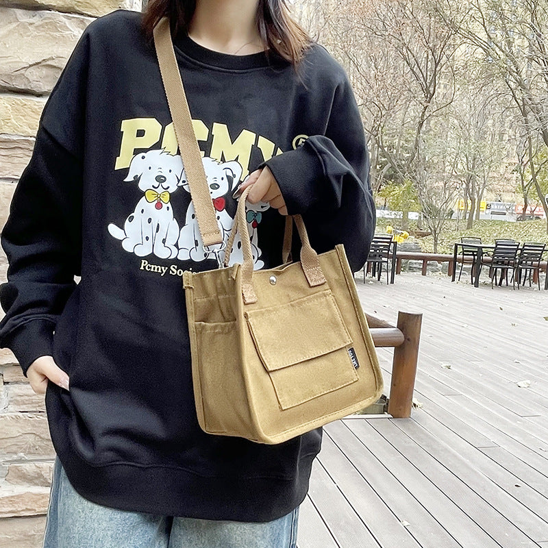 Women's Homemade Thickened Stylish Lunch Box Simple Women's Messenger Bag