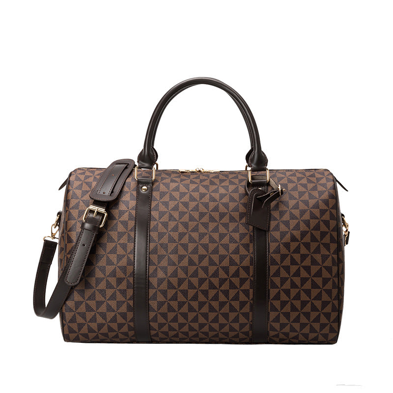 Women's Short-distance Portable Large Capacity Business Printing Boston Travel Bags