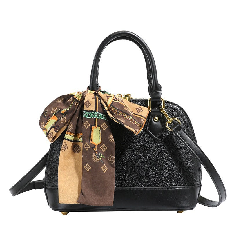 Women's Portable Shell Fashionable Soft Texture Embossed In Women's Shoulder Bag