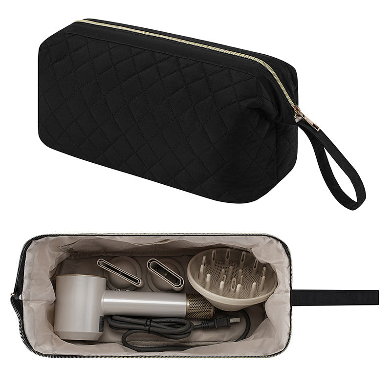 Floral Hair Dryer Storage Portable Curler Buggy Large Bags
