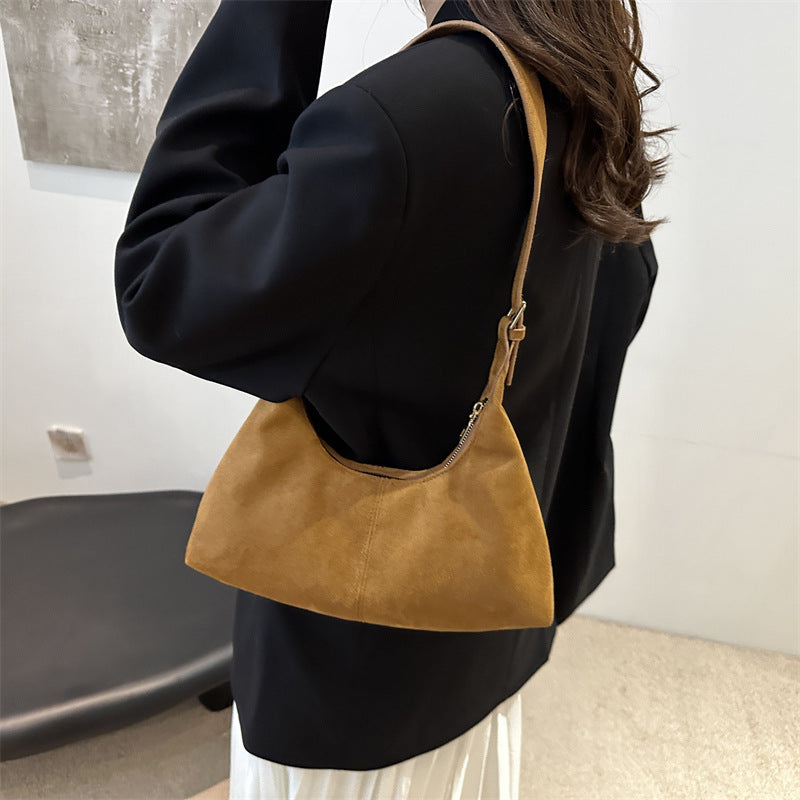 Veet Solid Color Simple Trendy Retro Commuter Large Bags