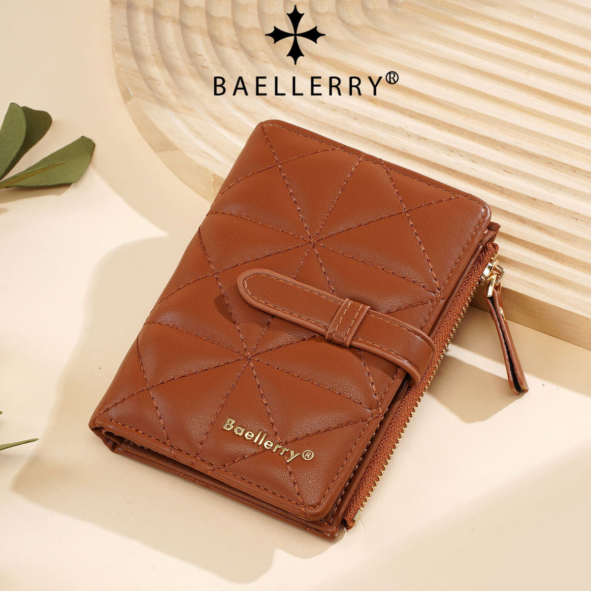 Women's Korean Sewing Good-looking Zipper Leather Ladies Wallet