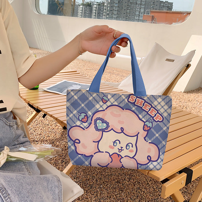 Women's Canvas Cartoon Cabs Korean Style Bags