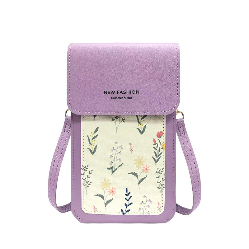 Stylish Touch Screen Thin Printed Mini Bags