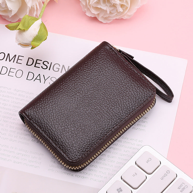 Women's Expanding Business With Slot Litchi Pattern Coin Purses
